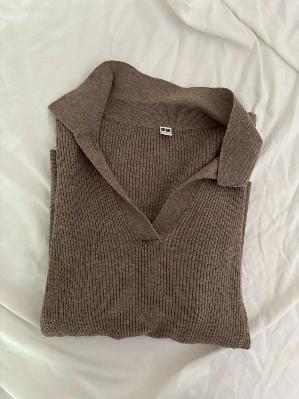 Uniqlo Ribbed Polo Sweater
